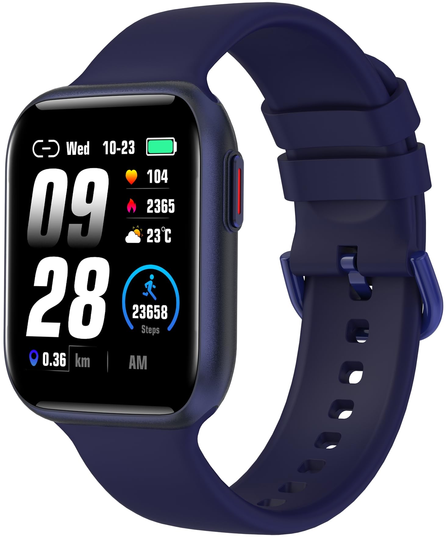 BRIBEJAT Smart Watch for Men Women (Answer/Make Call), HD 1.75 Zinc Alloy Case Smartwatch, Waterproof Fitness Tracker Pedometer 