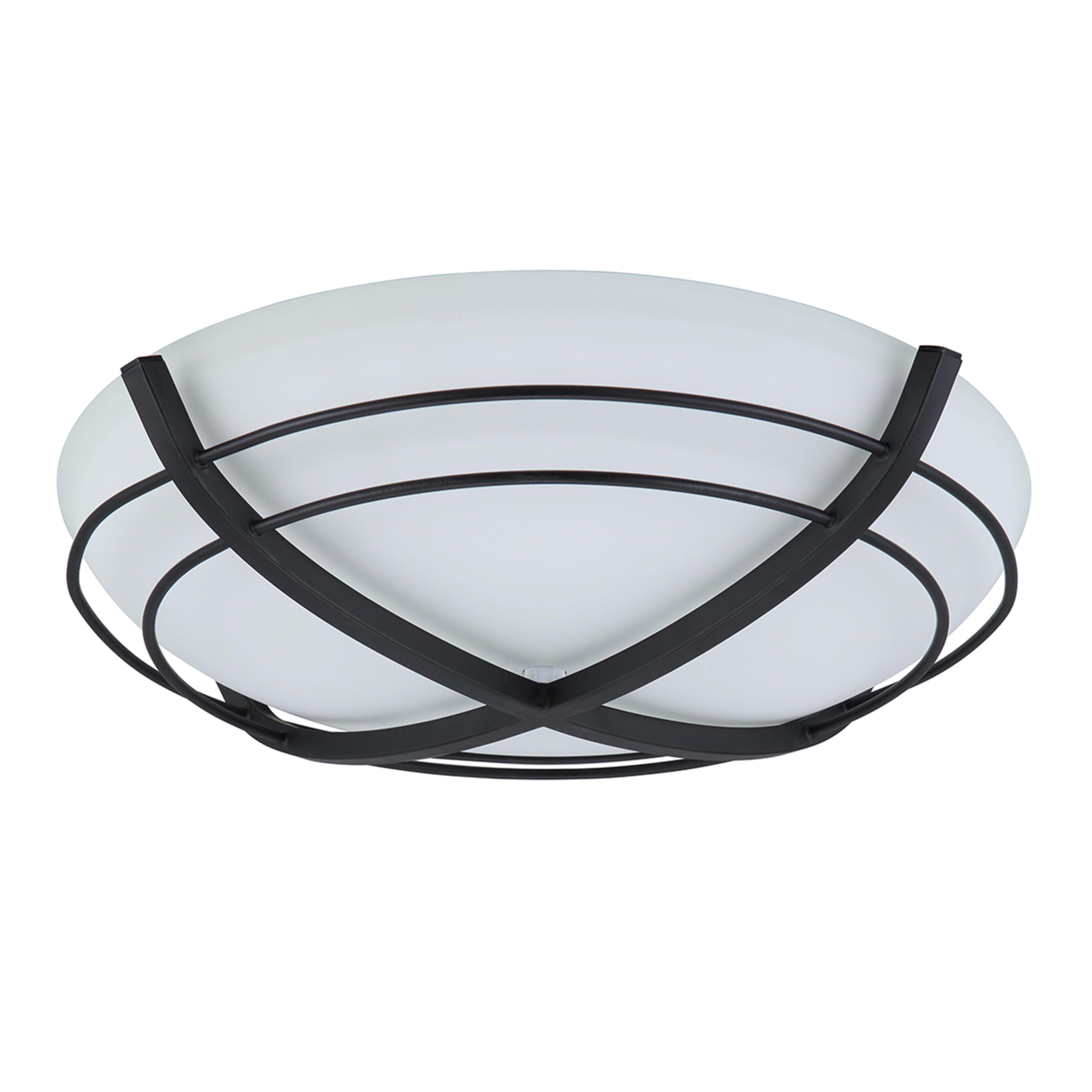 Good Housekeeping Kingsley (81031) 90 CFM 2.5 Sones Decorative Bathroom Ventilation Exhaust Fan with Light in Matte Black