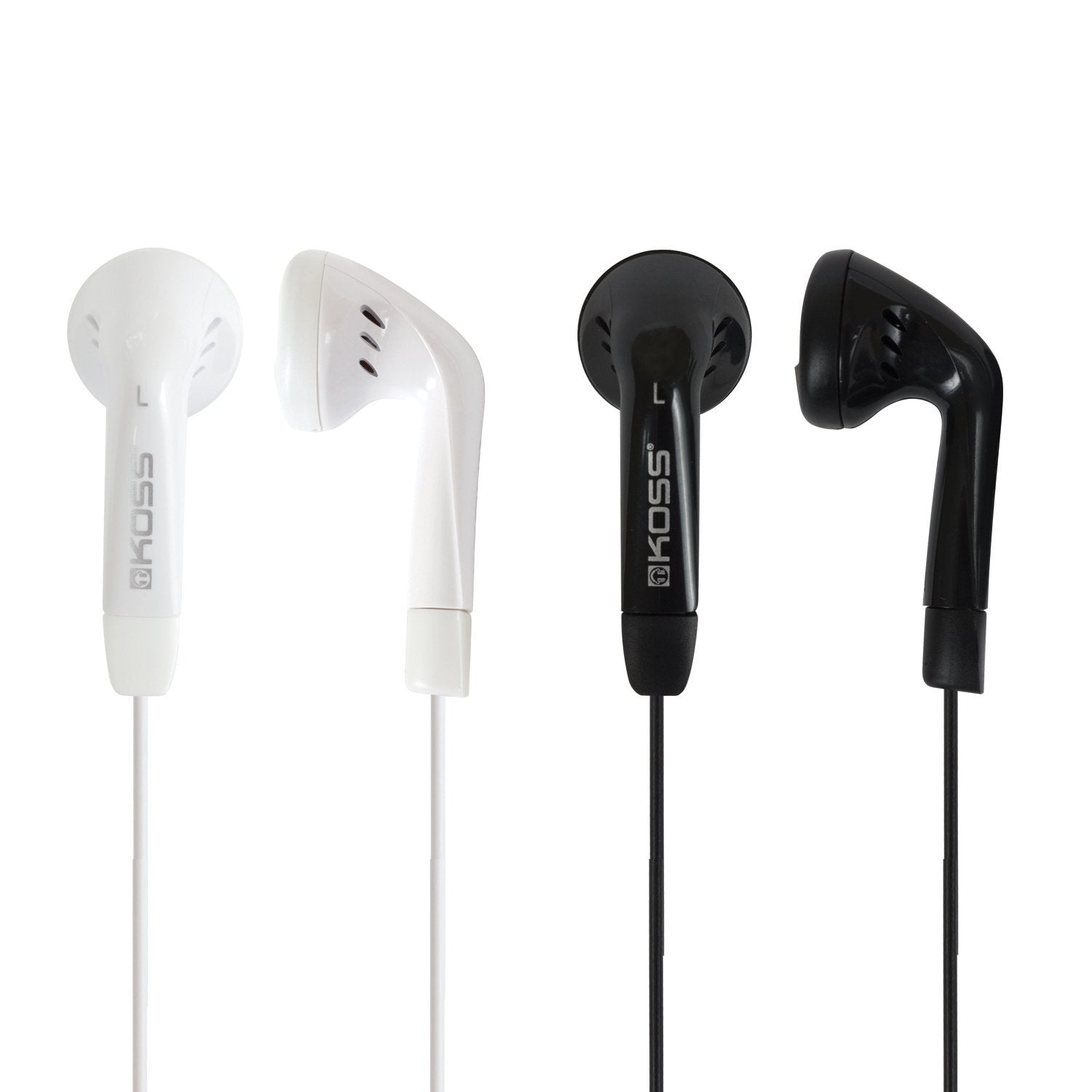 Earbud On Ear Wht/Blk (Pack Of 1)