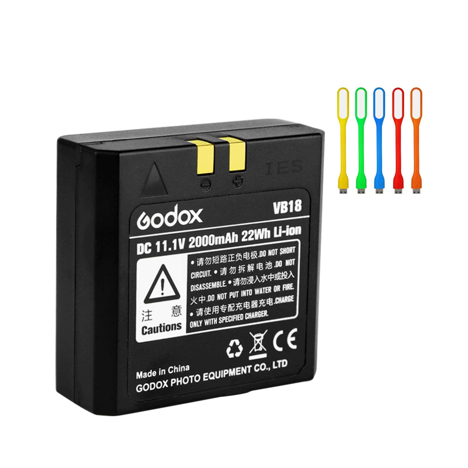 Godox Vb18 Rechargeable Li Ion Battery For Godox V850,V850Ii,V860, V860Ii N, V860Ii C, V860Ii S, V860Ii F, V860Ii O Speedlite Fl