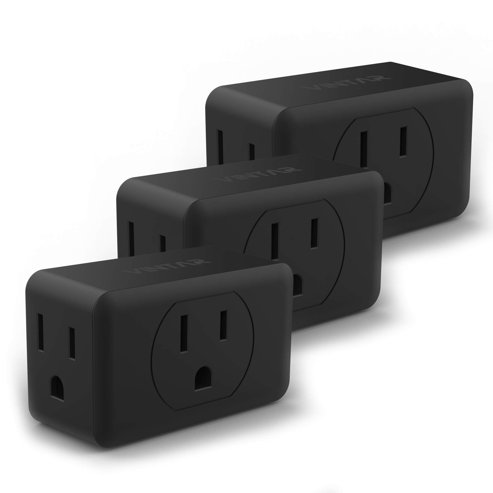Multi Plug Outlet Extender, Vintar 3 Plug Outlet Adapter, Multiple Outlet Splitter, Grounded Wall Tap Adapter Power Plug Expande
