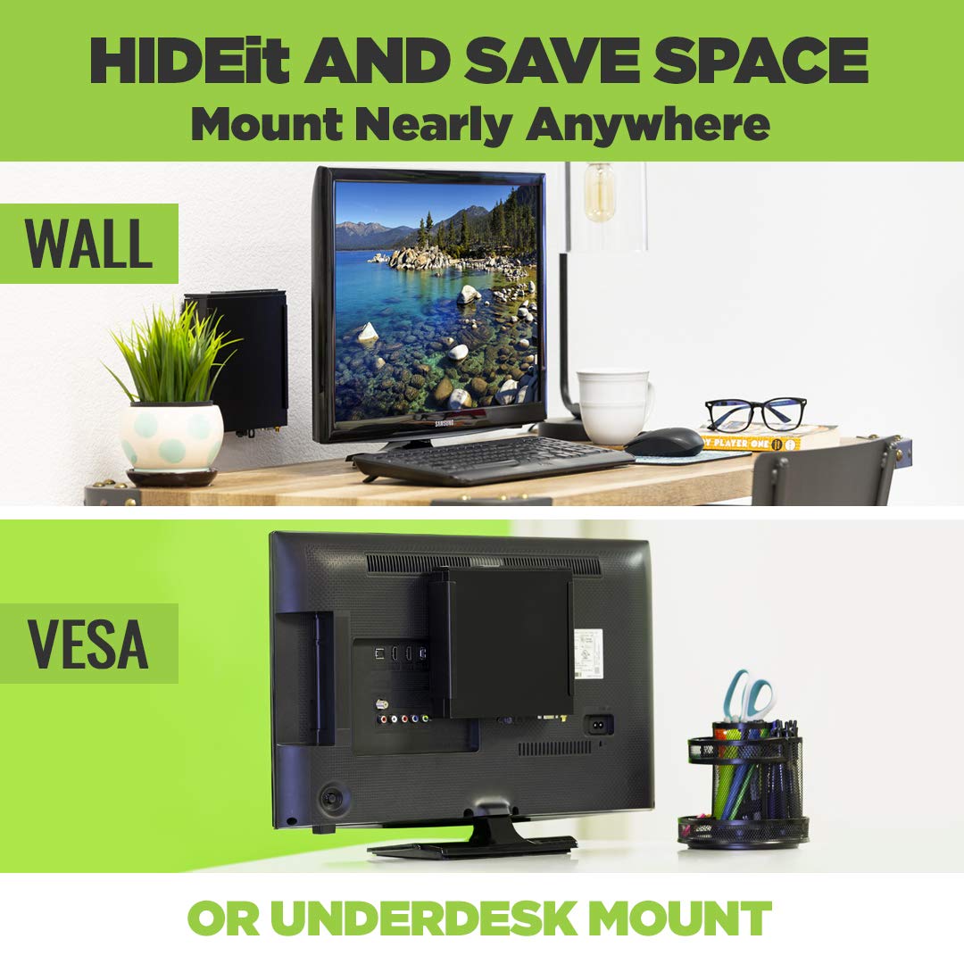 Hideit Mounts Micro Mount For Dell Optiplex Micro Pc   American Company   Steel Vesa Mount For Dell Optiplex   Monitor Mount, Wa