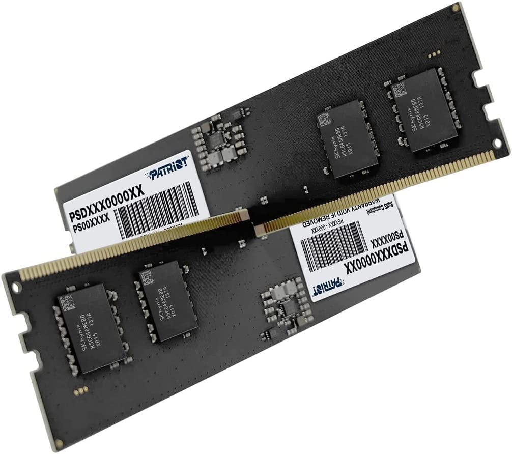 Patriot Signature Ddr5 Ram 16Gb (2X8Gb) 5600Mhz Cl46 Udimm Desktop Memory Kit   Psd532G5600K