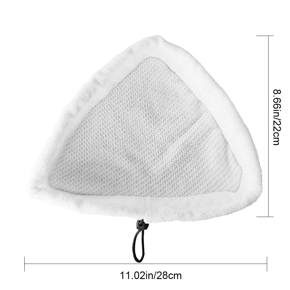 Fushing 6Pcs Steam Mop Pads,Reusable Washable Microfiber Steamer Cleaning Pads Replacement Pads Accessories For Steamboy X5 H2O