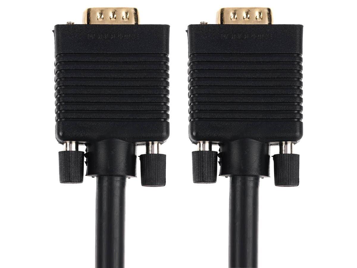 Monoprice 6Ft Svga Super Vga M/M Monitor Cable W/ Ferrites (Gold Plated)