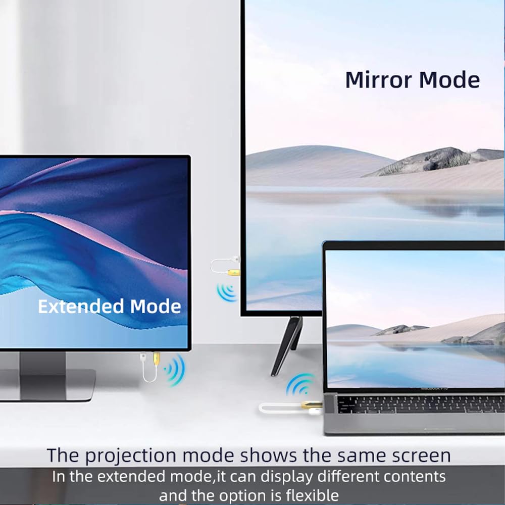 Wireless Hdmi Transmitter And Receiver   165Ft/50M, For Laptops, Tv Box, Ps4/5, Cameras To Project To Tv/Projector/Monitor Plug And Play, Portable 1080P@60Hz Wireless Hdmi Extender.