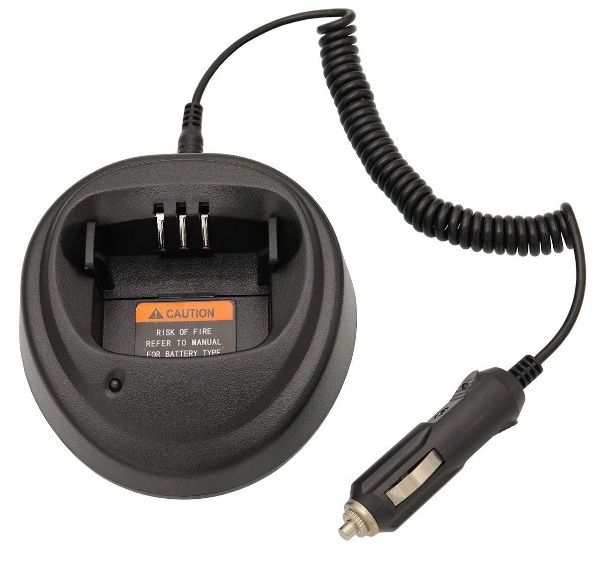 Desktop Charger Dc 12V/24V Car Charger Compatible With Motorola Cp200 Cp340 Cp360 Cp380 Cp040 Cp140 Pm400 Pr400 Nntn4496 Nntn449