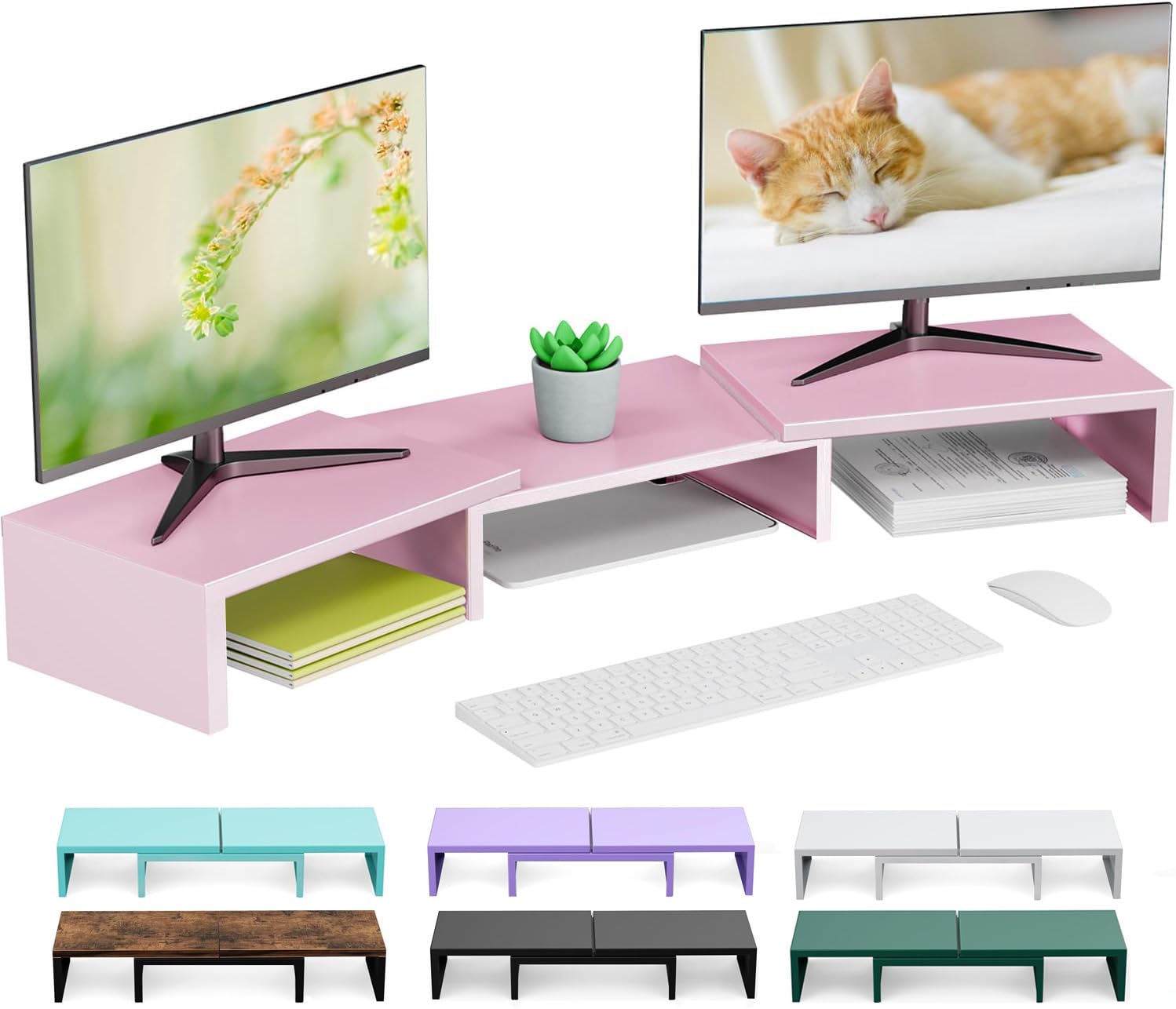 OUTIOE Dual Monitor Stand Riser