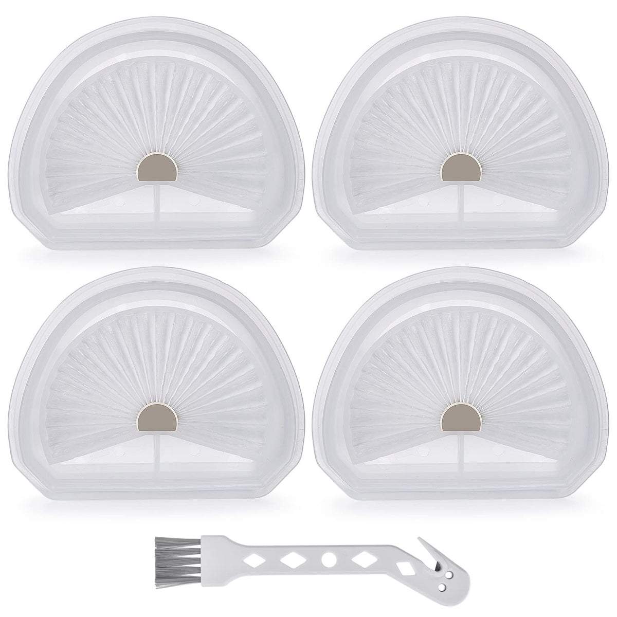 Anewise 4 Pack Vlpf10 Replacement Filters Compatible With Black And Decker Hand Vacuum Hlva320J, Hlva315J62, Hlva325Jp07, Hlva32