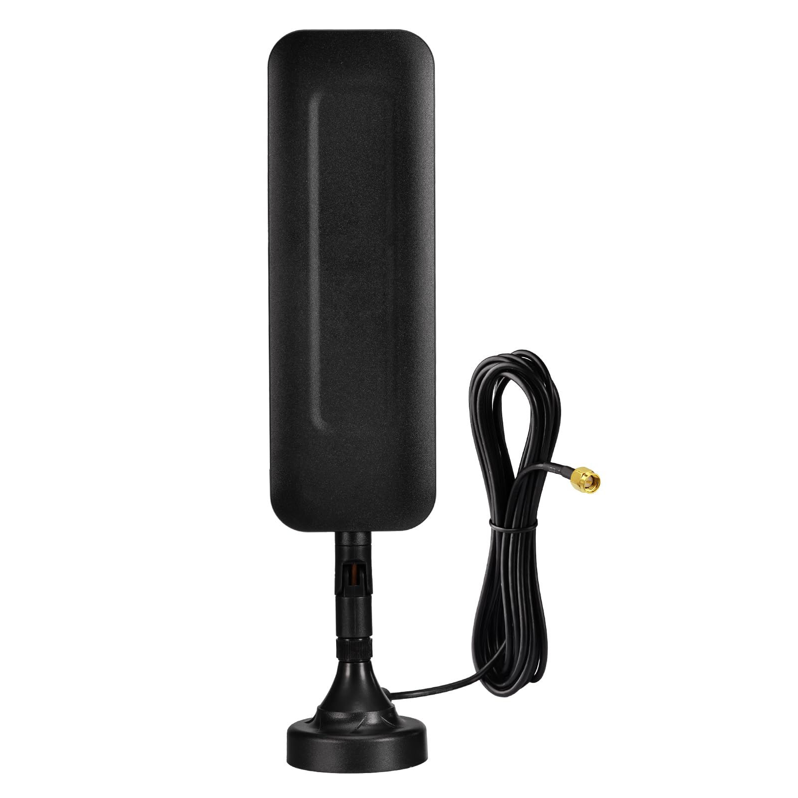 Eightwood 4G Lte Dipole Antenna Sma Male Antenna Magnetic Base Compatible With 4G Lte Router Hotspot Modem Industrial Cellular I