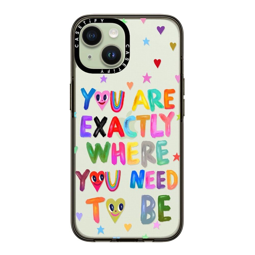 Casetify Compact Case For Iphone 15 [2X Military Grade Drop Tested / 4Ft Drop Protection]   You Are Exactly Where You Need To Be