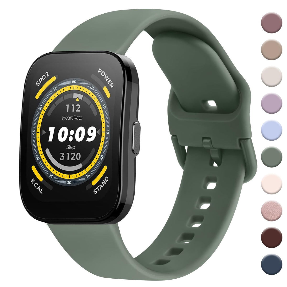 Ak For Amazfit Bip 5 Band, Amazfit Gtr 4 Bands/ Gtr 3 Pro / Gtr 3 / Gtr 2E / Gtr 2 / Gtr 47Mm Smart Watch, 22Mm Soft Silicone Sp