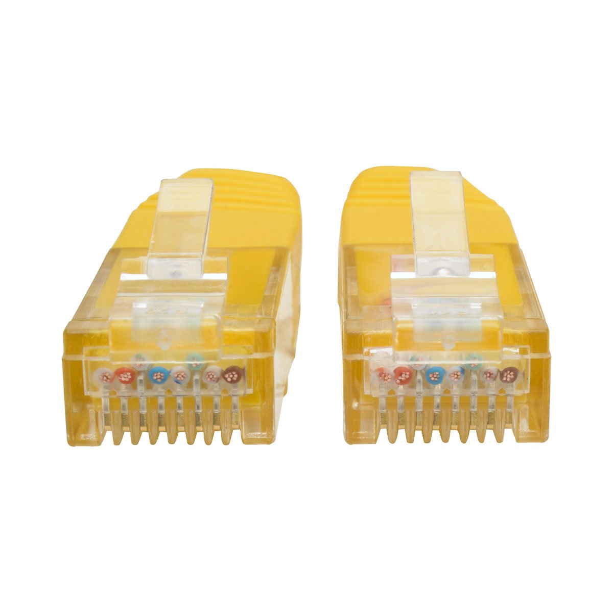 Tripp Lite Cat6 Cat5E Gigabit Molded Patch Cable Rj45 M/M 550Mhz Yellow 1Ft 1' (N200 001 Yw)