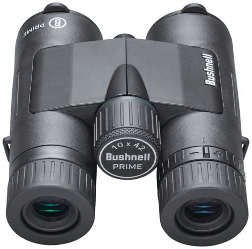 Bushnell Prime 10X42 Binoculars For Adults, Waterproof & Fogproof, For Hunting, Birdwatching, And Outdoor Activites, Black
