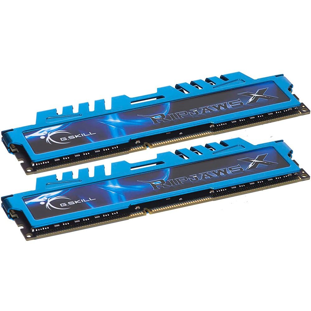 G.Skill F3 1600C9D 16Gxm Ripjaws X Series 16Gb (2 X 8Gb) 240 Pin Ddr3 Sdram Ddr3 1600 (Pc3 12800) Desktop Memory