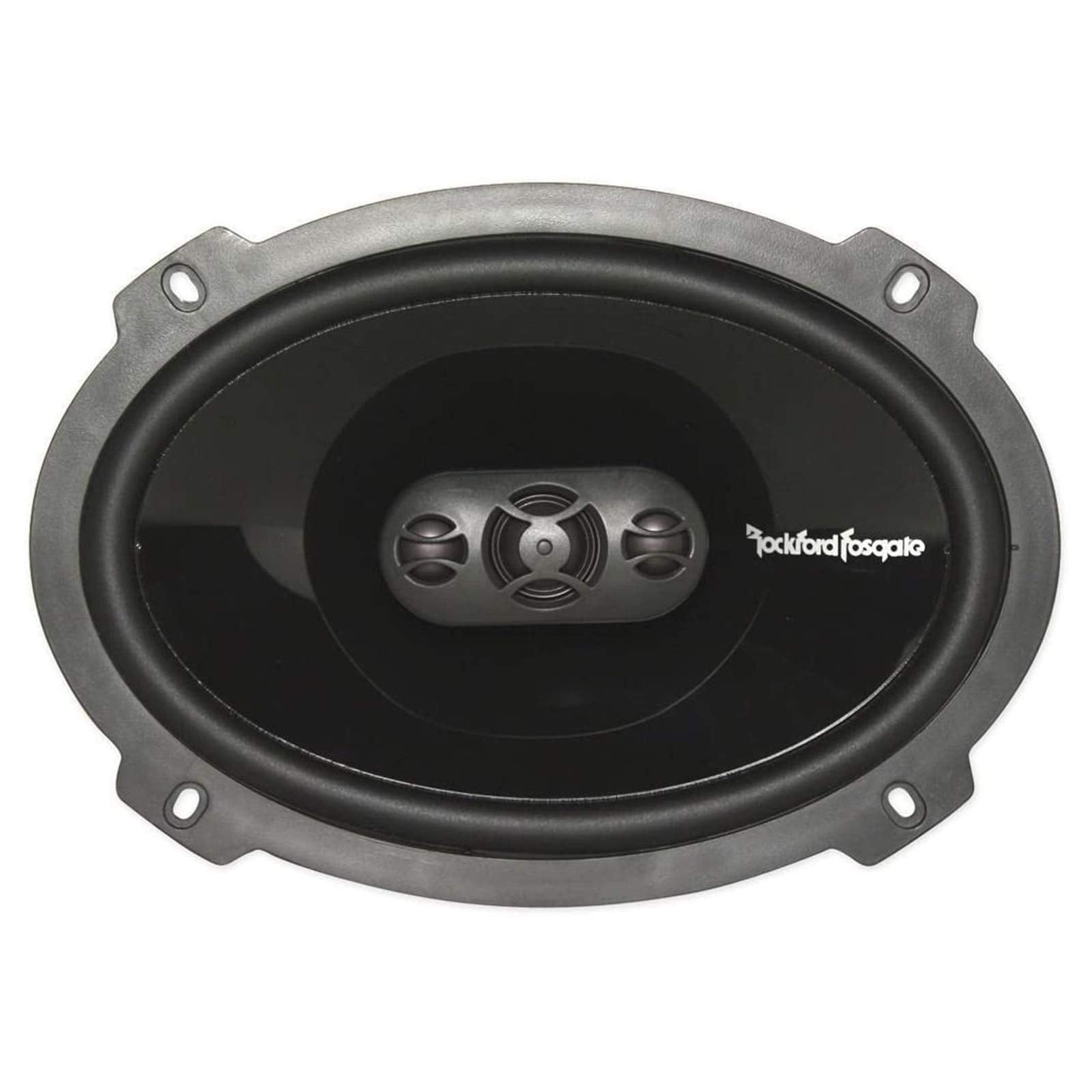 (4) Rockford Fosgate P1694 600 Watt 6X9 Punch Series 4 Way Car Audio Speakers   Flexfit Basket Design   Oem Adapter Plate Included Pei Dome Tweeter Butyl Midrange Rubber Surround