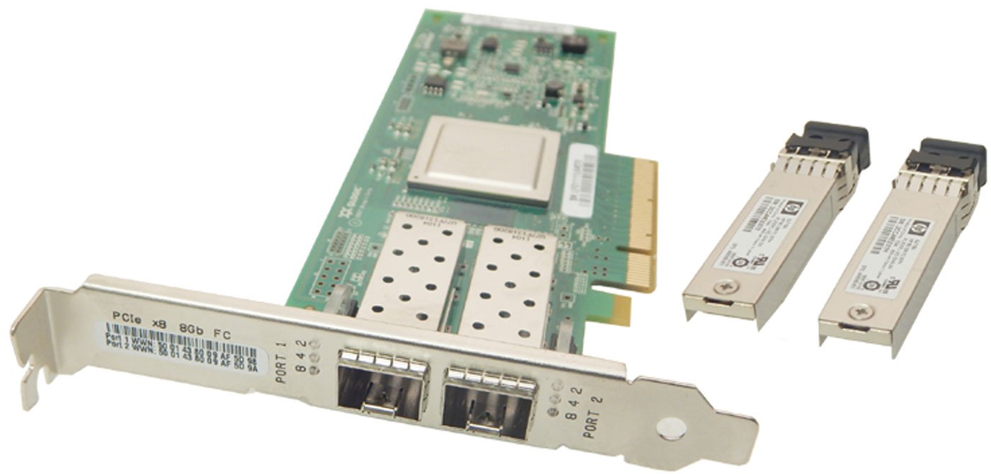 HP AJ764-63002 82Q 8GB 2P PCIe QLE2562-HP 489191-001