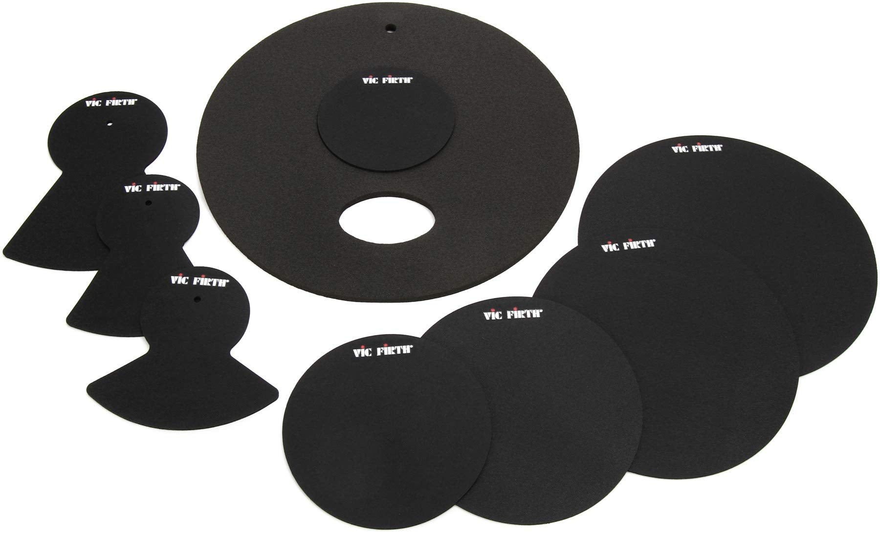Vic Firth Vic Firth Mute Prepack W/ 10   , 12   , 14   , 16, 22, Hi-Hat And Cymbal (2)