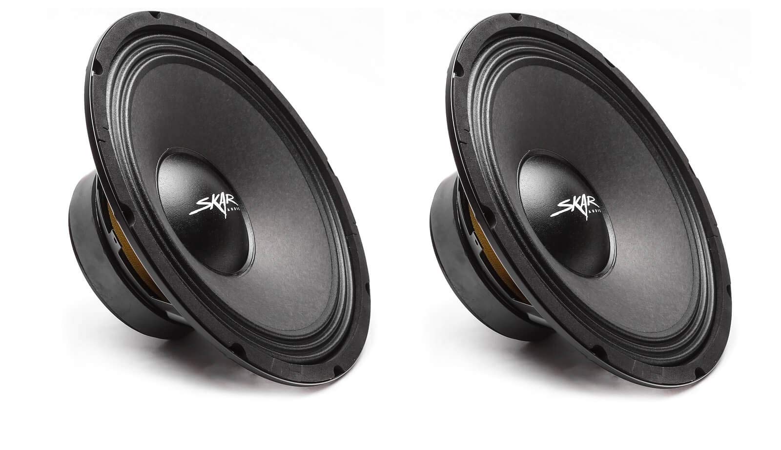 (2) Skar Audio Fsx10 4 400 Watt 10 Inch 4 Ohm Mid Range Loudspeakers   2 Speakers, (2) Fsx10 4