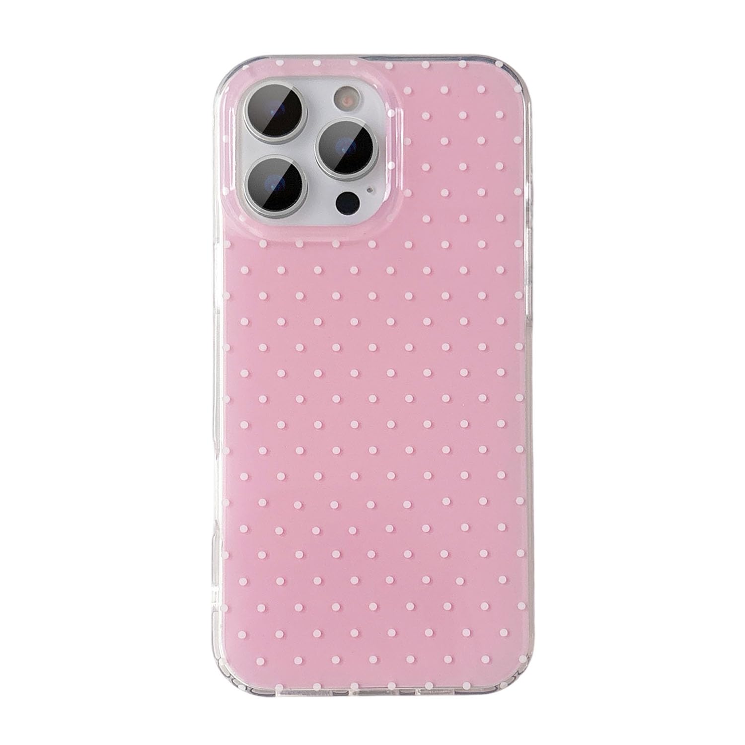 QLTYPRI Cute Phone Case for iPhone 14 Pro Max Case Polka Dot Fashion Aesthetic Design for Women Girls, Slim TPU Shockproof Prote
