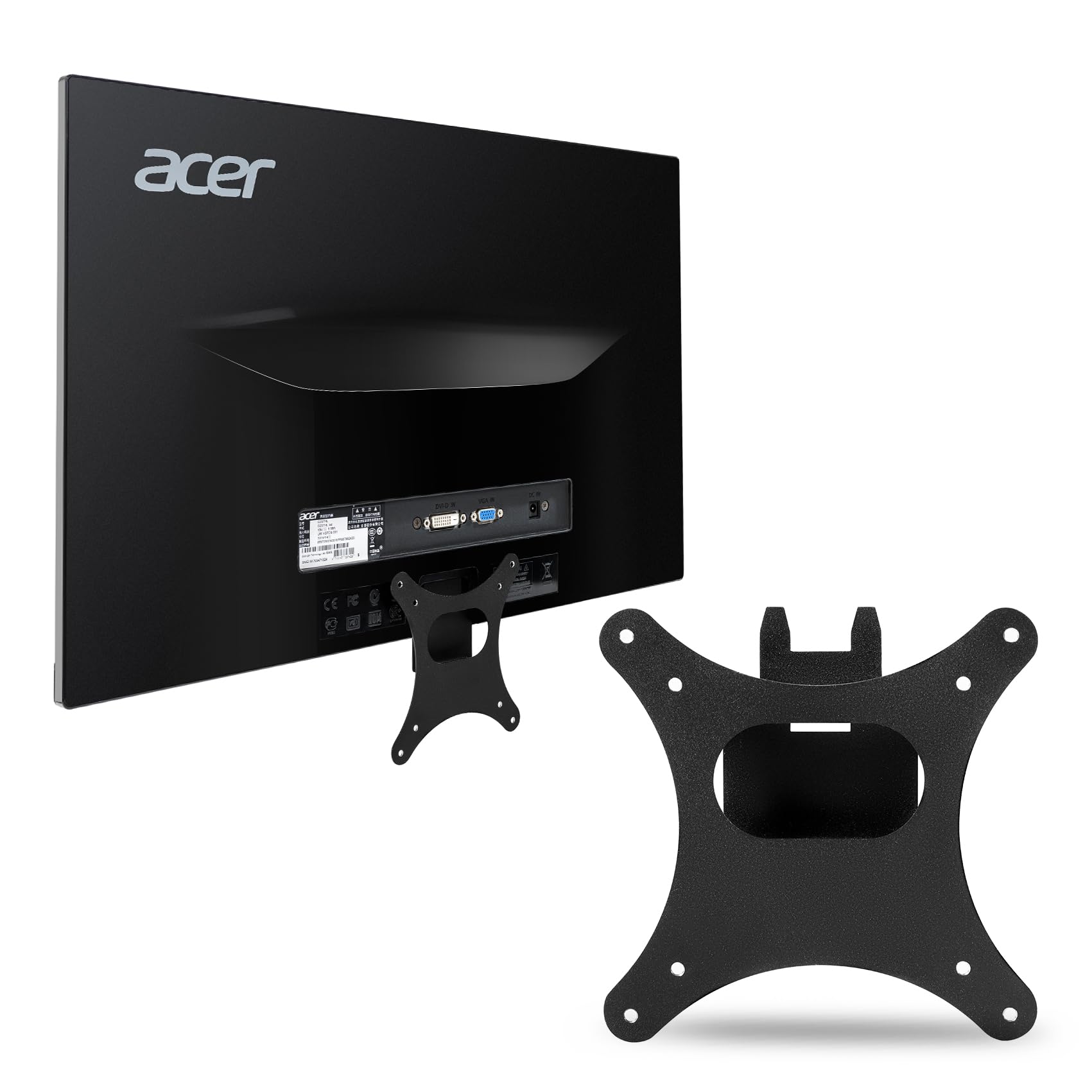 Monitor Arm/Mount VESA Bracket Adapter Compatible with Acer G227HQL, G237HL, G247HYL, H226HQL, H236HL, SA230 bi, SB220q