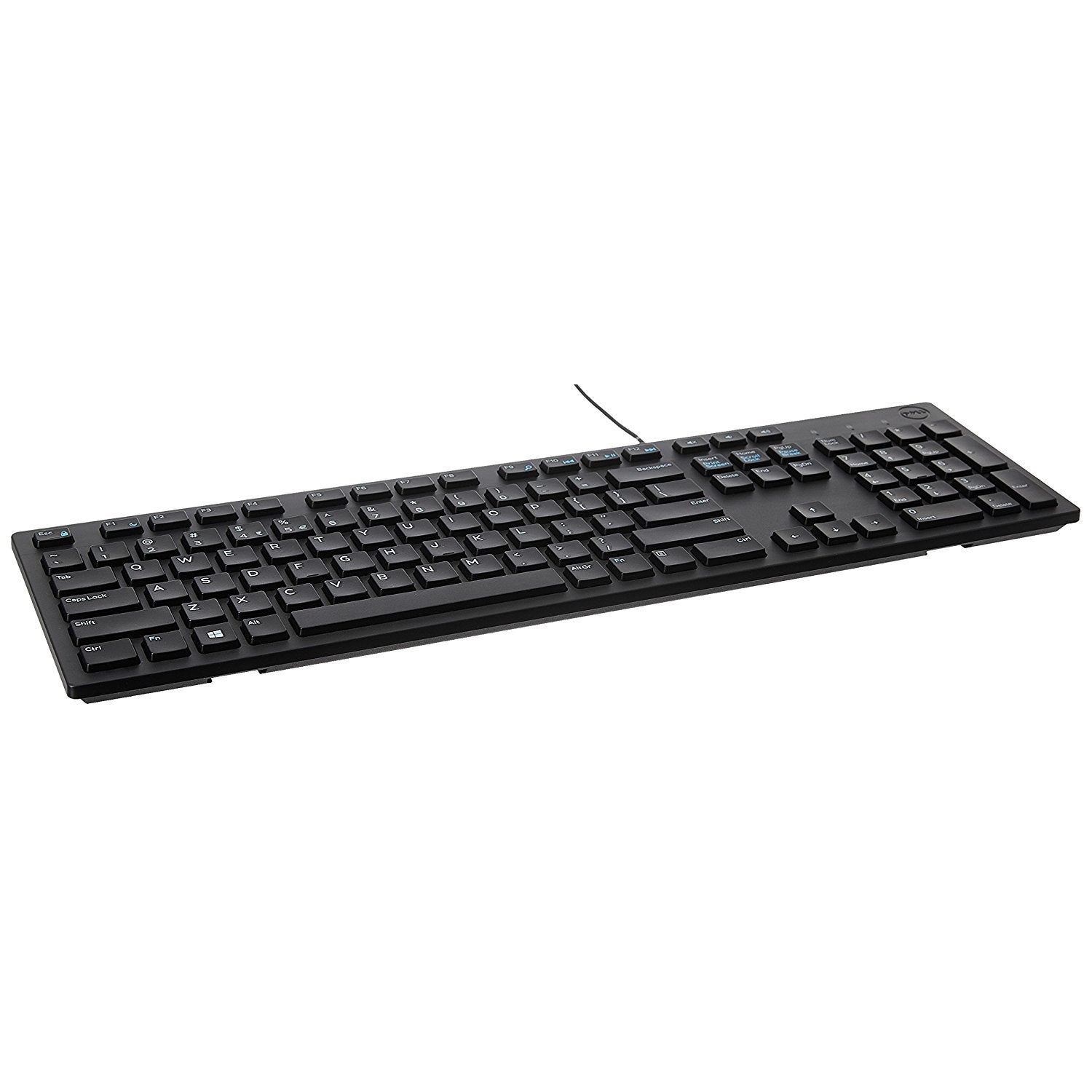 Dell KB216 Wired Keyboard - Black, Medium Size, Durable Design, Perfect for Home and Office Use