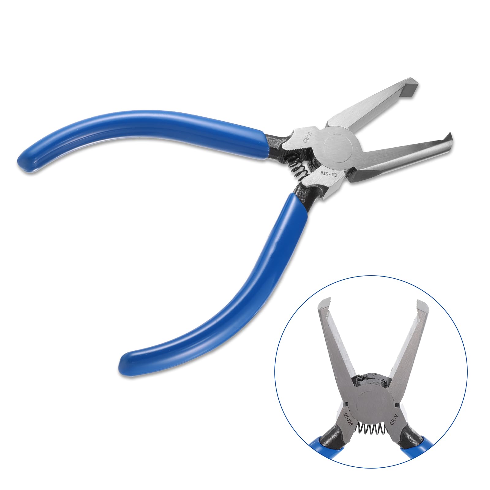 Fret Removal Pliers, Fret Puller Tool Precision Cutting Pliers With Blue Rubber Coating Multifunctional Cutter Tool For Acoustic