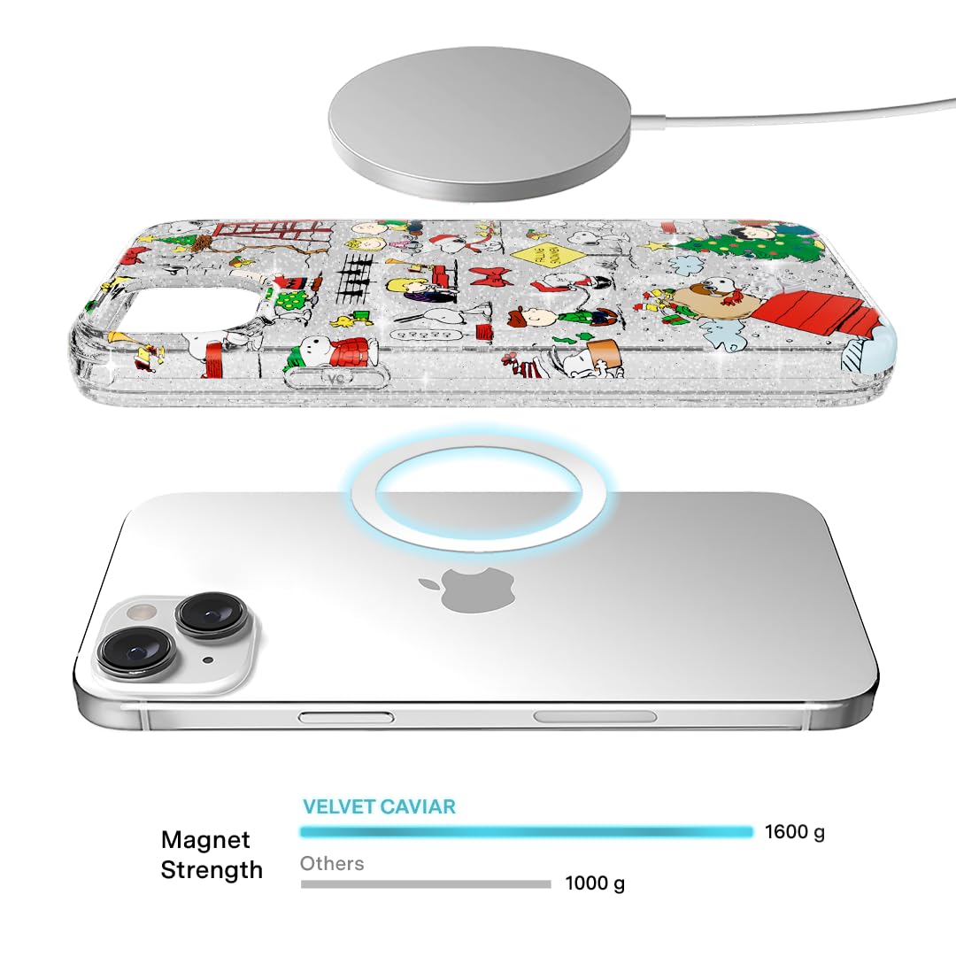 Velvet Caviar Compatible With Iphone 15 Plus Case Pink Glitter For Girls [8Ft Drop Tested] Compatible With Magsafe   Protective