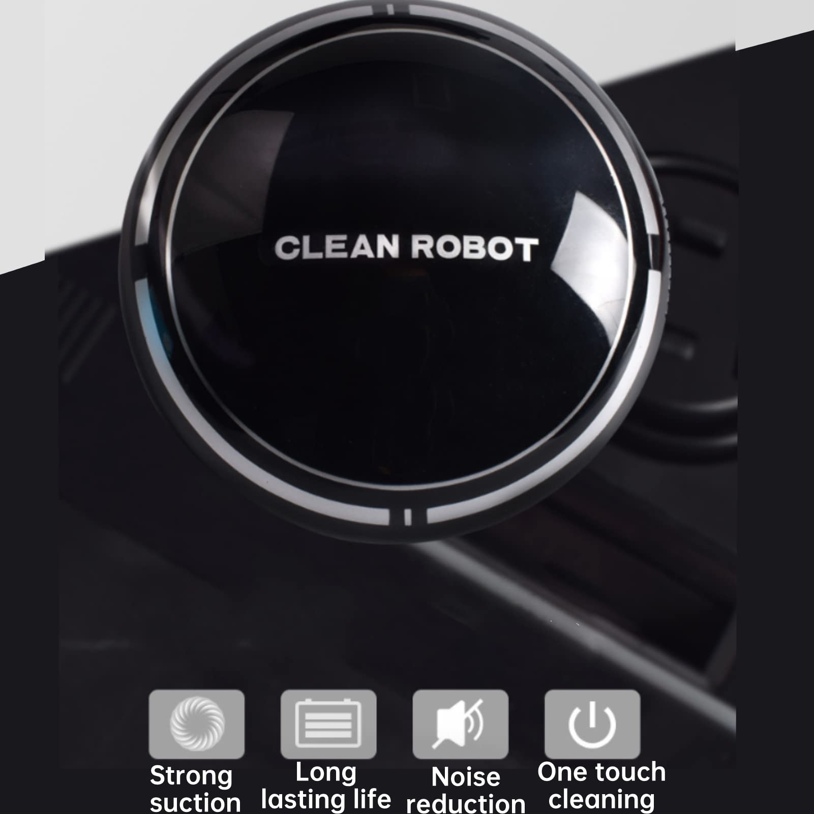 Usb Rechargeable Robots Automatic Vacuum Cleaner, Home Or Office Sweeping Machine, Intelligent Floor Cleaner Suction Robot Clean