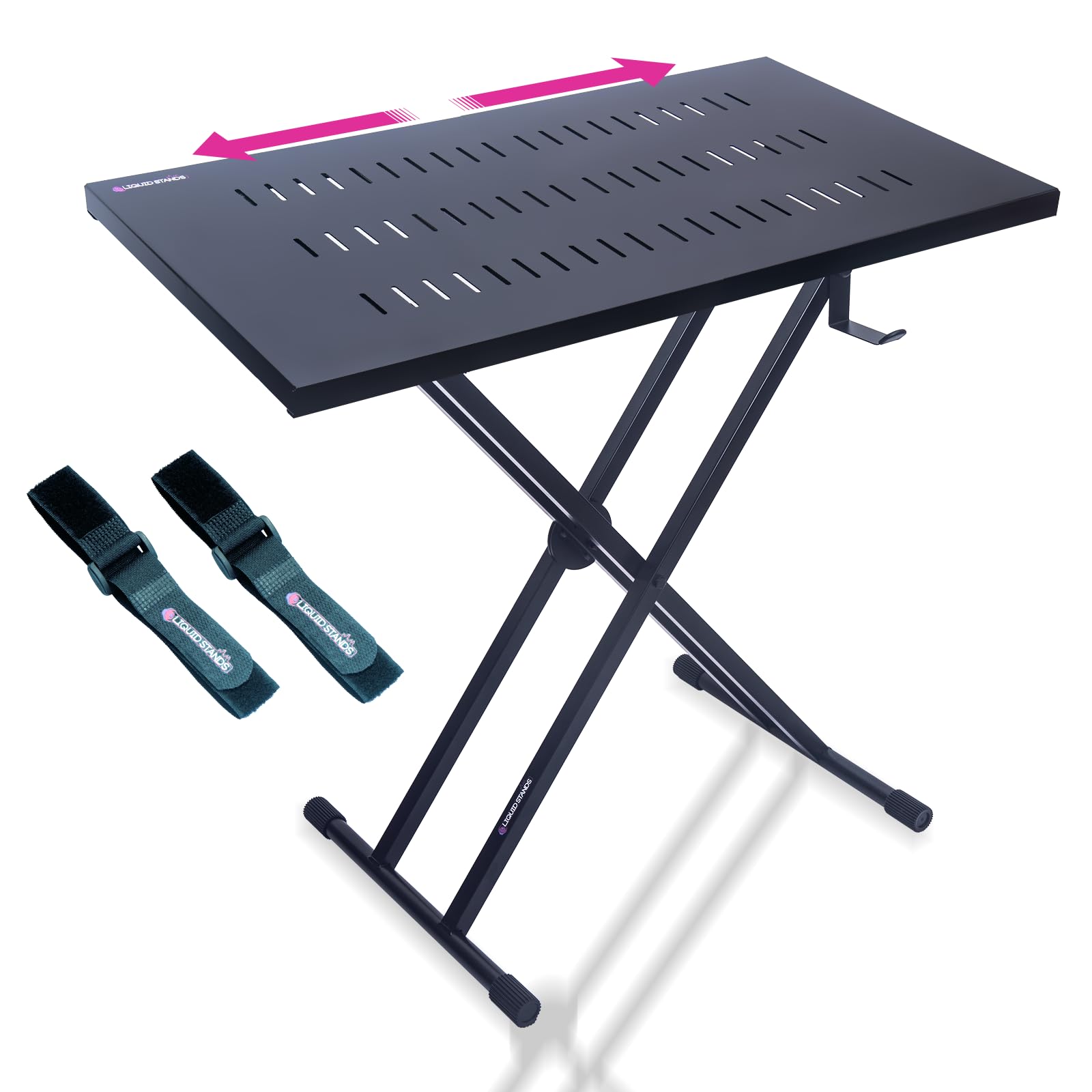 Liquid Stands Expandable Dj Table Stand Portable Audio Mixer Stand   Dj Stand For Laptop & Controller   Midi Keyboard Stand & Sy