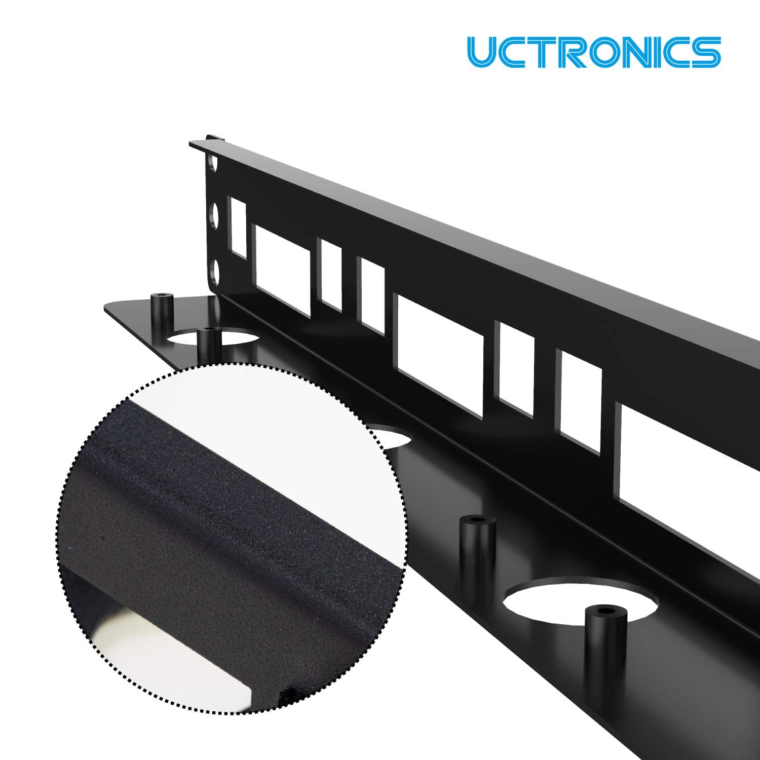 Uctronics 1U Rack For Raspberry Pi, 19'' Rackmount Supports 1 4 Units Of All Raspberry Pi 5/4B/3B/B+ Models