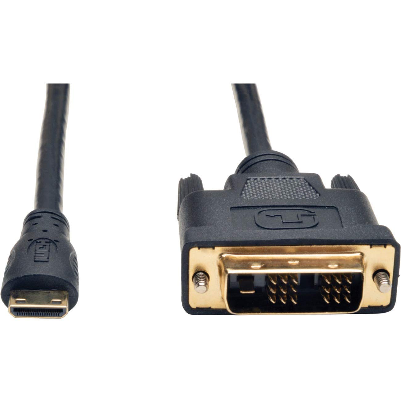 Tripp Lite Mini Hdmi To Dvi Cable, Digital Monitor Adapter Cable (Mini Hdmi To Dvi D M/M) 3 Ft.3' (P566 003 Mini),Black