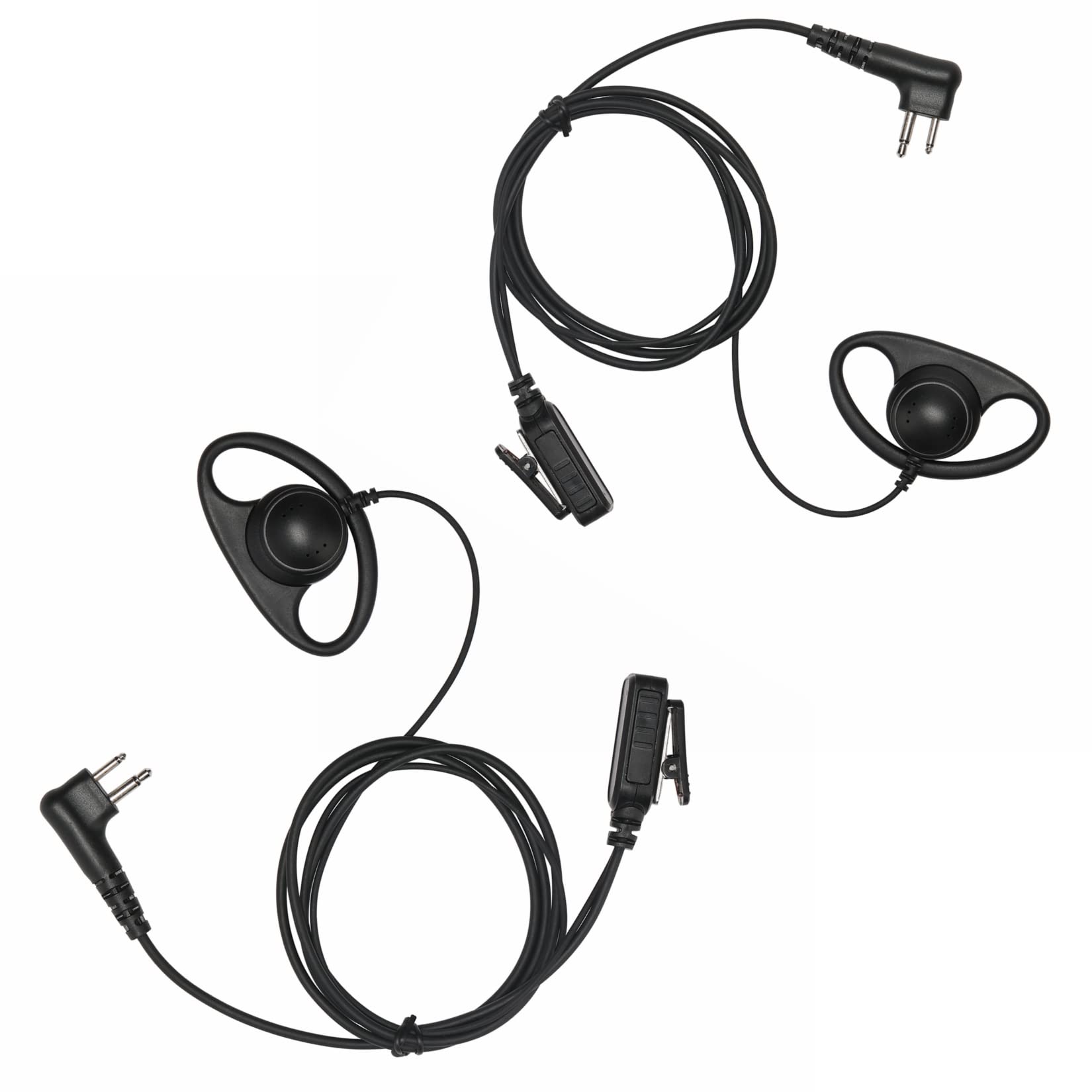 Yolipar Cls1410 Cls1110 Earpiece Compatible With Motorola Radio Cp200 Gp300 Gp2000 Walkie Talkie With Ptt Mic 2 Pin Headset Sing