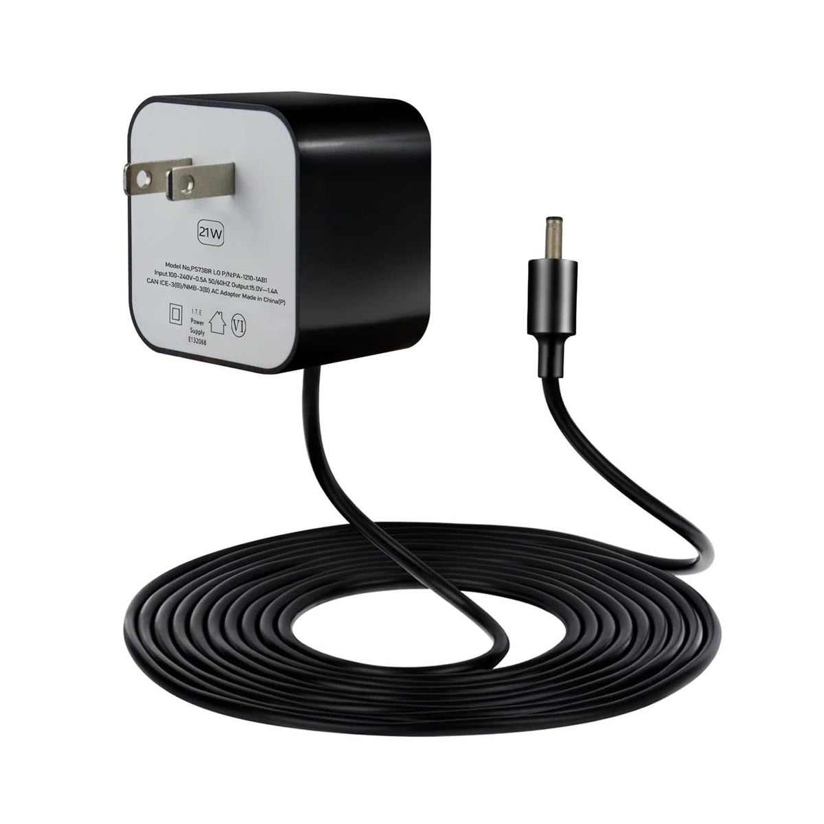 Zttxl 21W Power Adapter For Echo (1St & 2Nd Generation), Echo Show (1St Gen), Echo Plus (1St Gen), Fire Tv (2Nd Gen), Echo Look, Echo Link, 5Ft Ac Adapter Power Cord