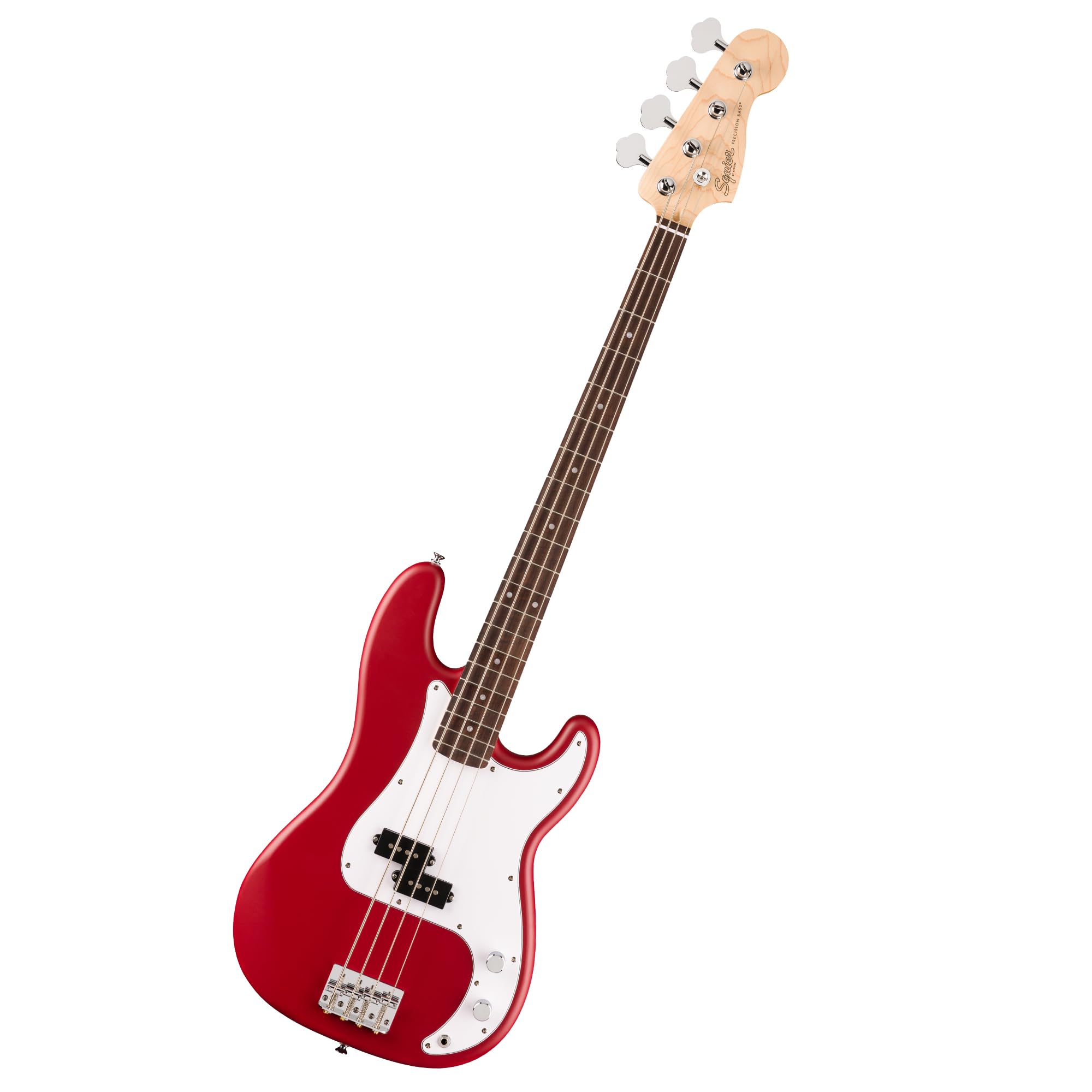 Fender Squier Debut Series Precision Bass Guitar, Beginner Guitar, With 2 Year Warranty, Includes Free Lessons, Dakota Red With