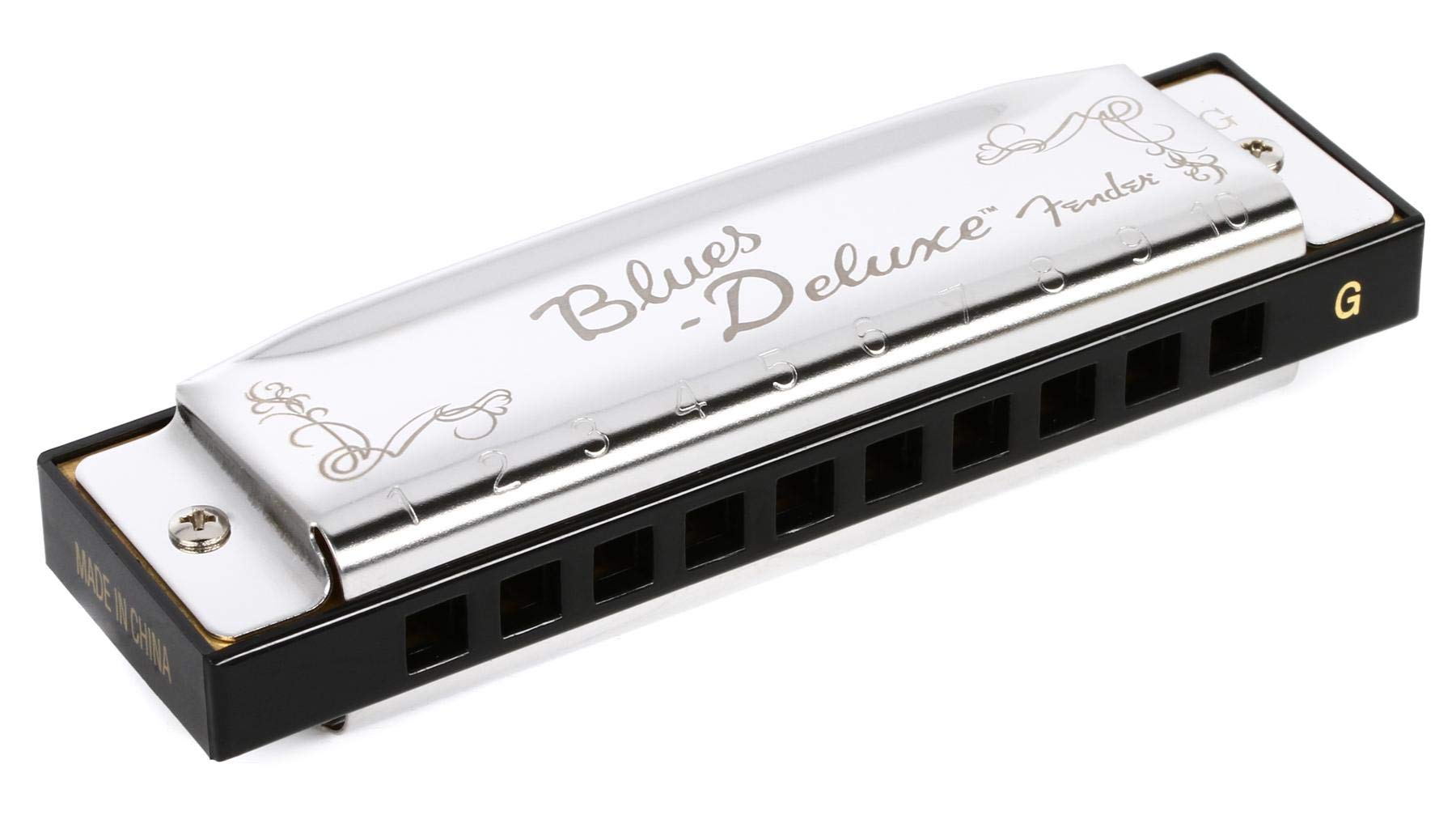 Fender Blues Deluxe Harmonica, Guitar Accessories, Key of G
