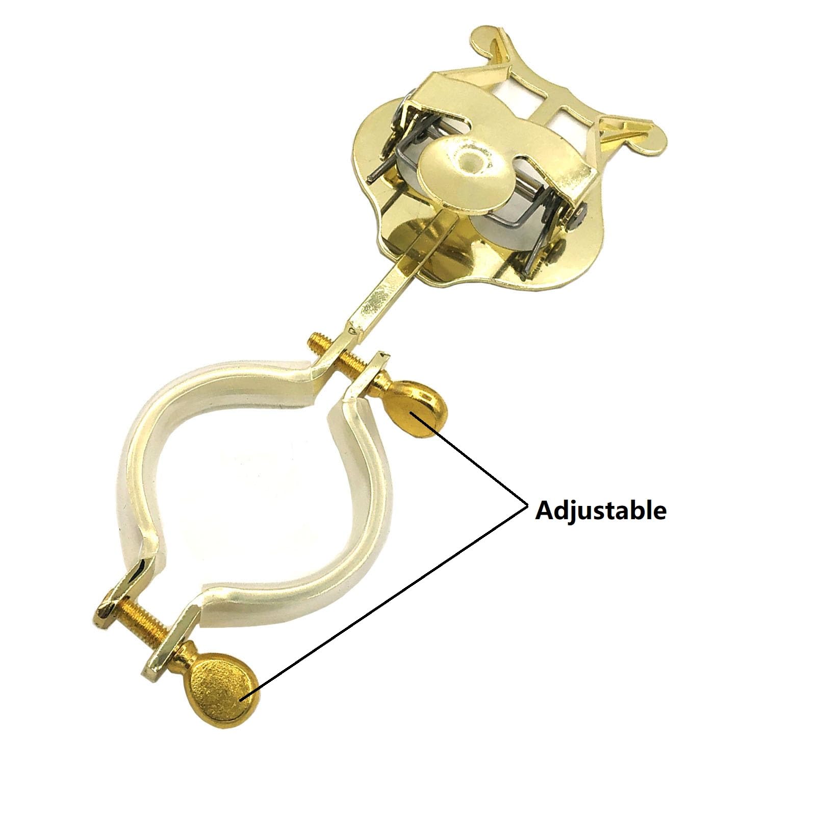 Tuoren Clarinet Marching Lyre Metal Plating Clamp On Clarinet Lyre Music Sheet Holder Clip For Clarinet Marching Band Beginner P