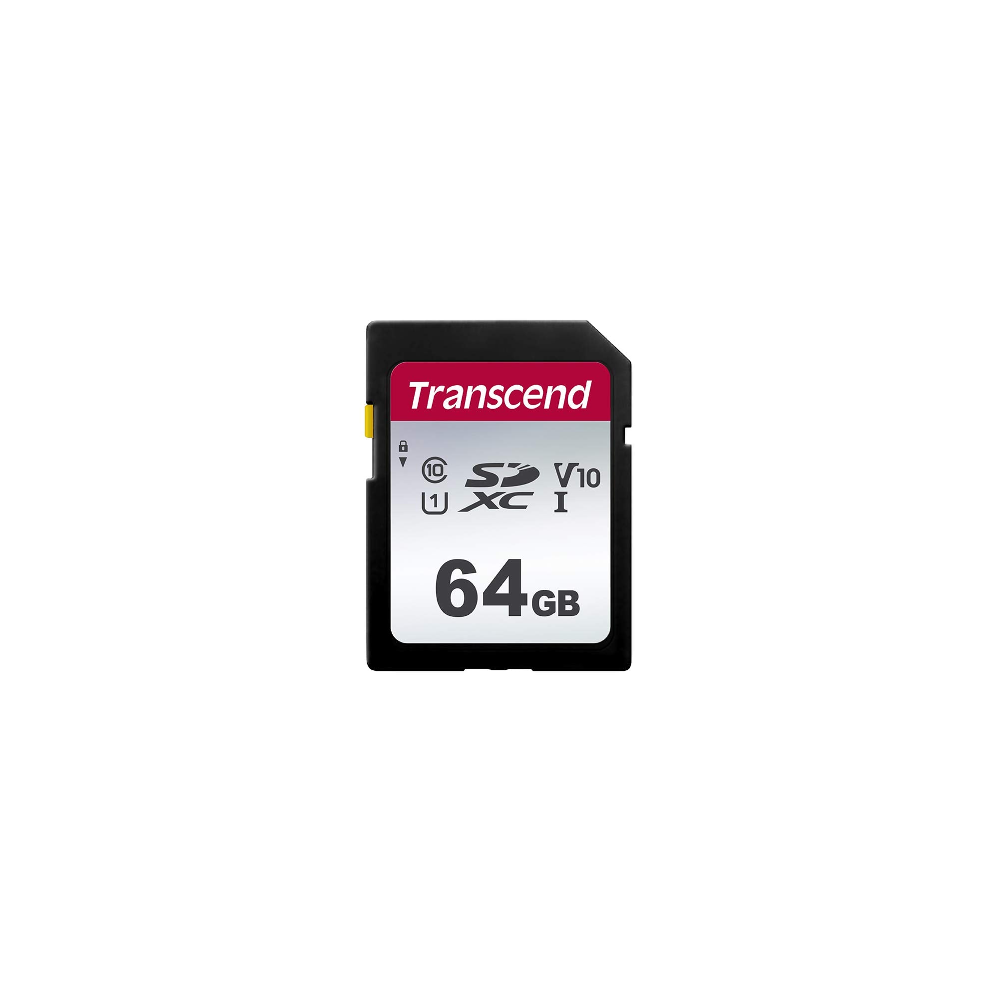 Transcend TS64GSDC300S E 64GB SDXC Class 10 UHS 1 U1 Memory Card