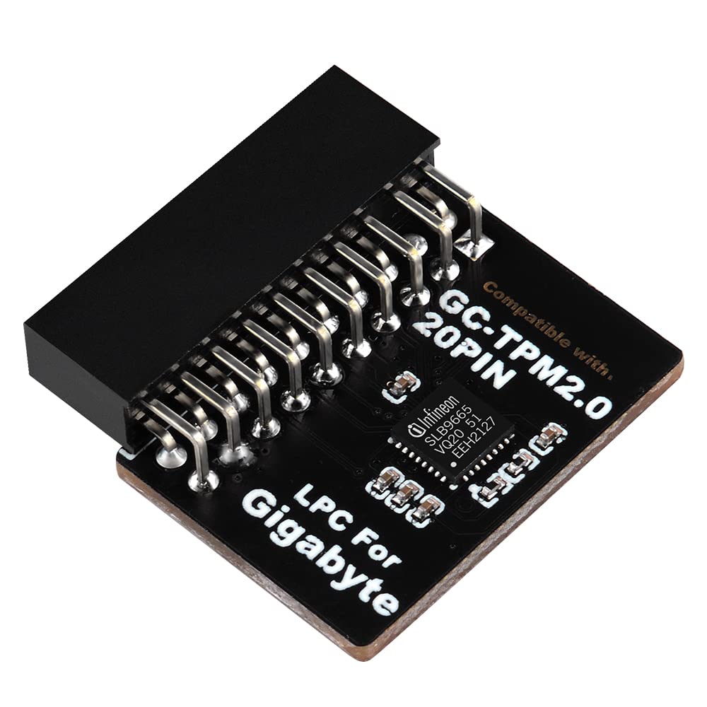 Newhail Tpm2.0 Module Lpc 20Pin Module With Infineon Slb9665 For Gigabyte Motherboard Compatible With Gc Tpm2.0
