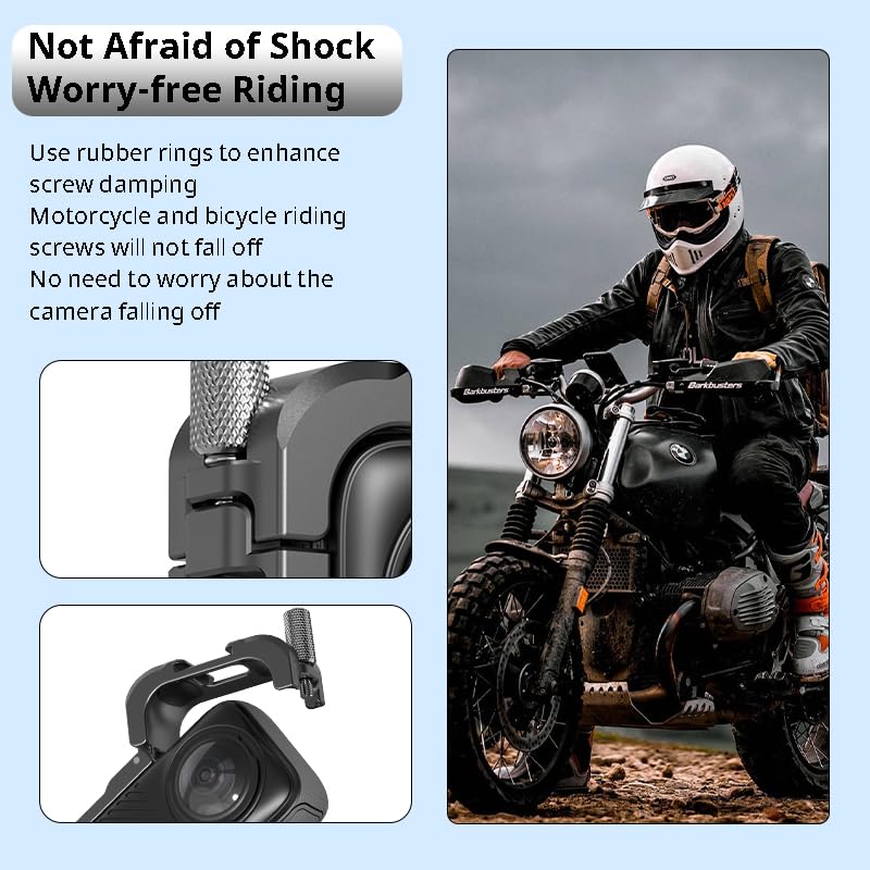 Hafoko Aluminum Alloy Frame Cage For Insta 360 X4 Metal Protective Cage Housing Expansion Case With Cold Shoe For Insta 360 X4 Accessories With Lens Cap+Screen Protector