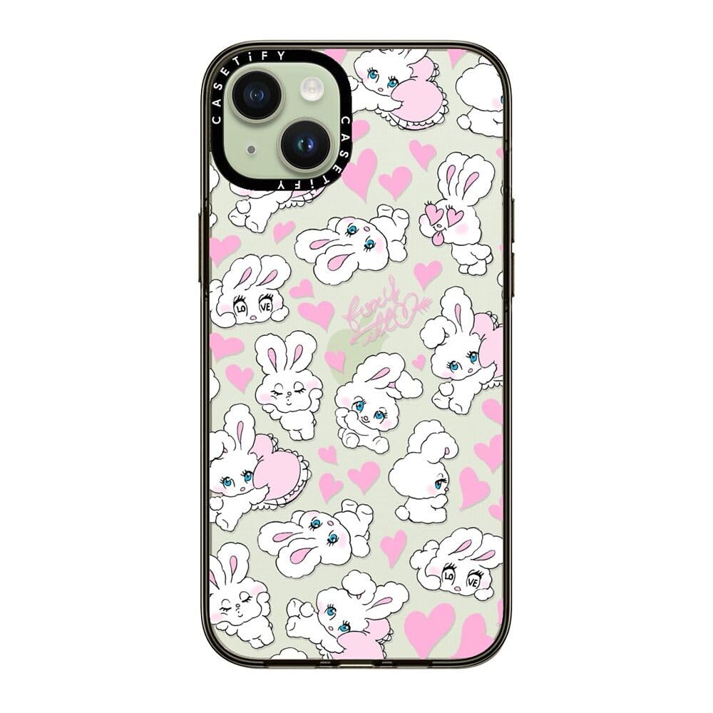 Casetify Compact Iphone 15 Plus Case [2X Military Grade Drop Tested / 4Ft Drop Protection]   Cute Prints   Sweetheart Mix   Clea