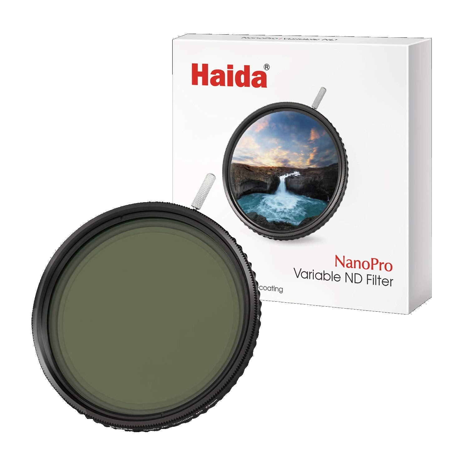 Haida 82Mm Nanopro Variable Neutral Density 1.2 To 2.7 Filter (4 To 9 Stop)