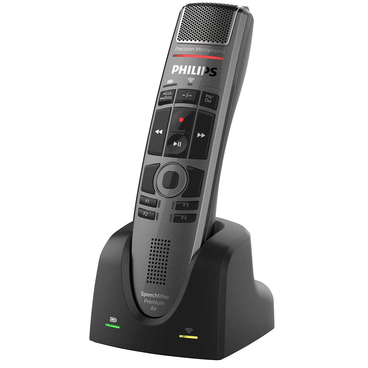 Philips Speechmike Premium Air Wireless Dictation Usb Microphone, Push Button