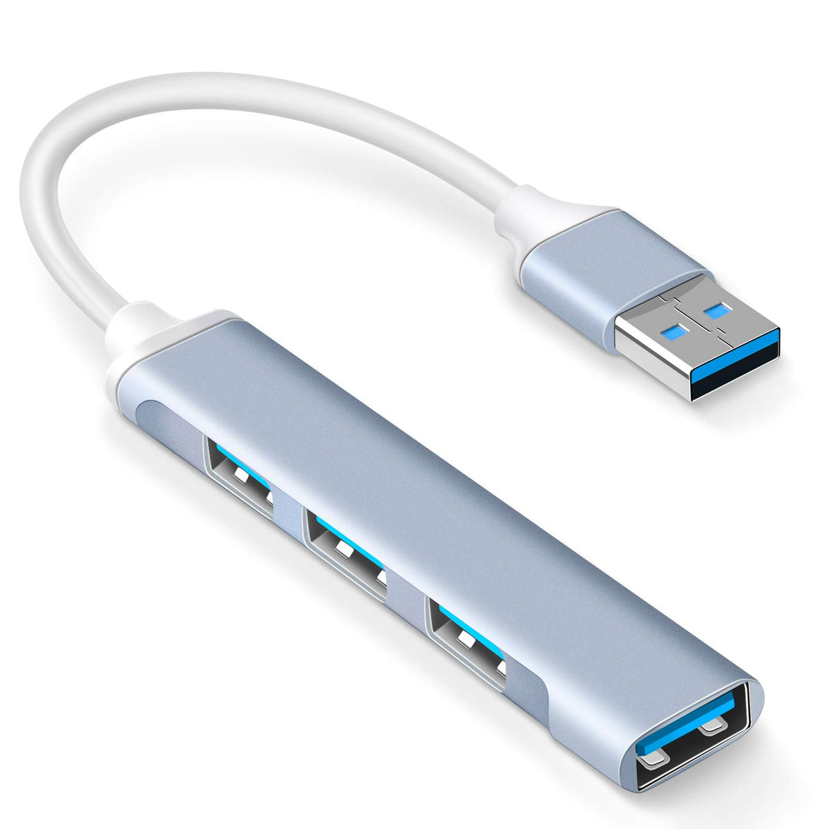 Mini Usb Hub Extensions, 4 Port Usb 3.0 Expander, Usb 2.0 Hub, Adapter Station, Ultra Slim Portable Data Applicable For Laptop,