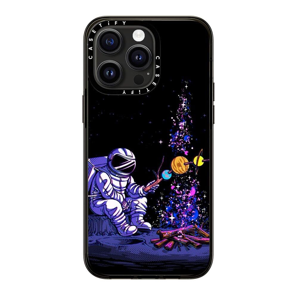 Casetify Compact Iphone 15 Pro Max Case [2X Military Grade Drop Tested / 4Ft Drop Protection]   Stars Prints   Moon Camping   Cl