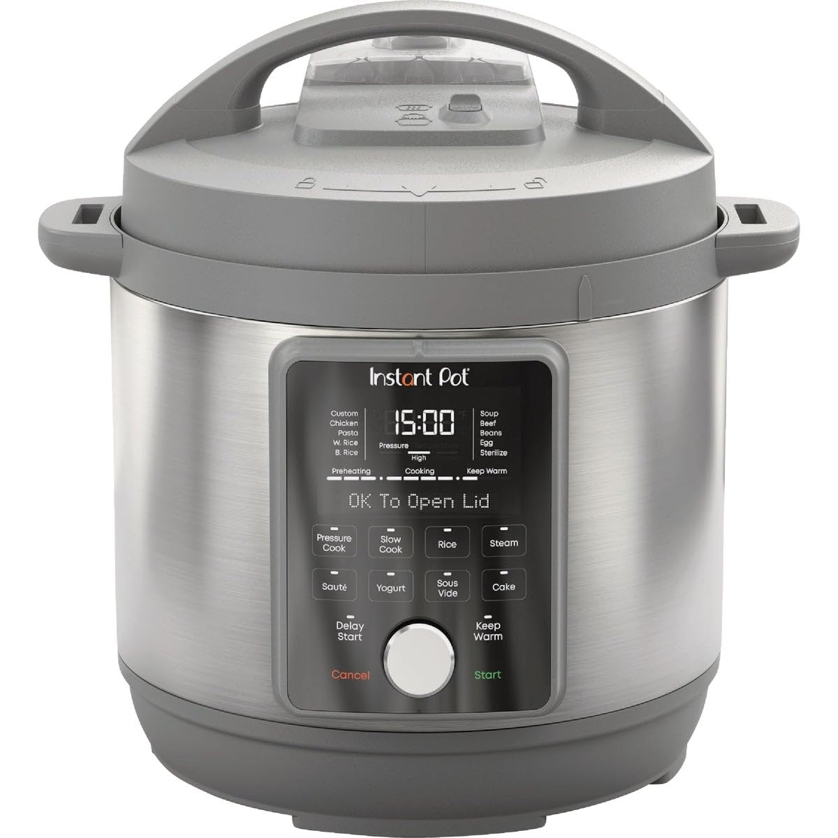 Instant Pot Duo Plus, 8 Quart Whisper Quiet 9 In 1 Electric Pressure Cooker, Slow Rice Cooker, Steamer, Saut  , Yogurt Maker, Wa