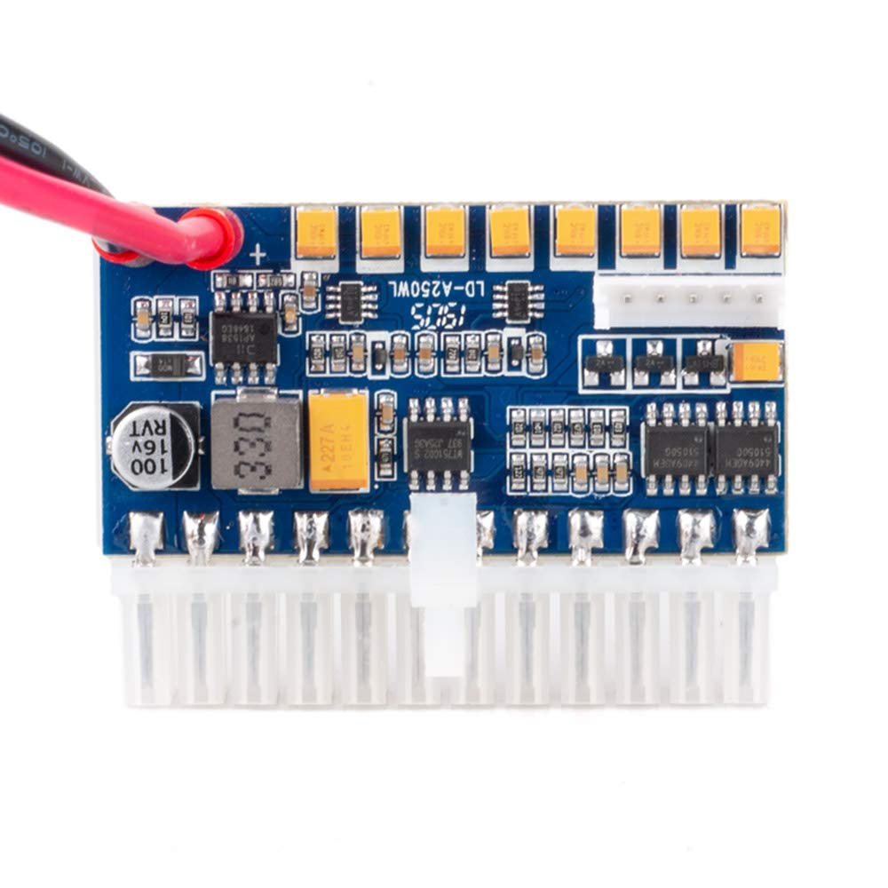 Rgeek 24Pin Dc Atx Psu 12V Dc Input 250W Peak Output Switch Dc Dc Atx Pico Psu Mini Itx Pc Power
