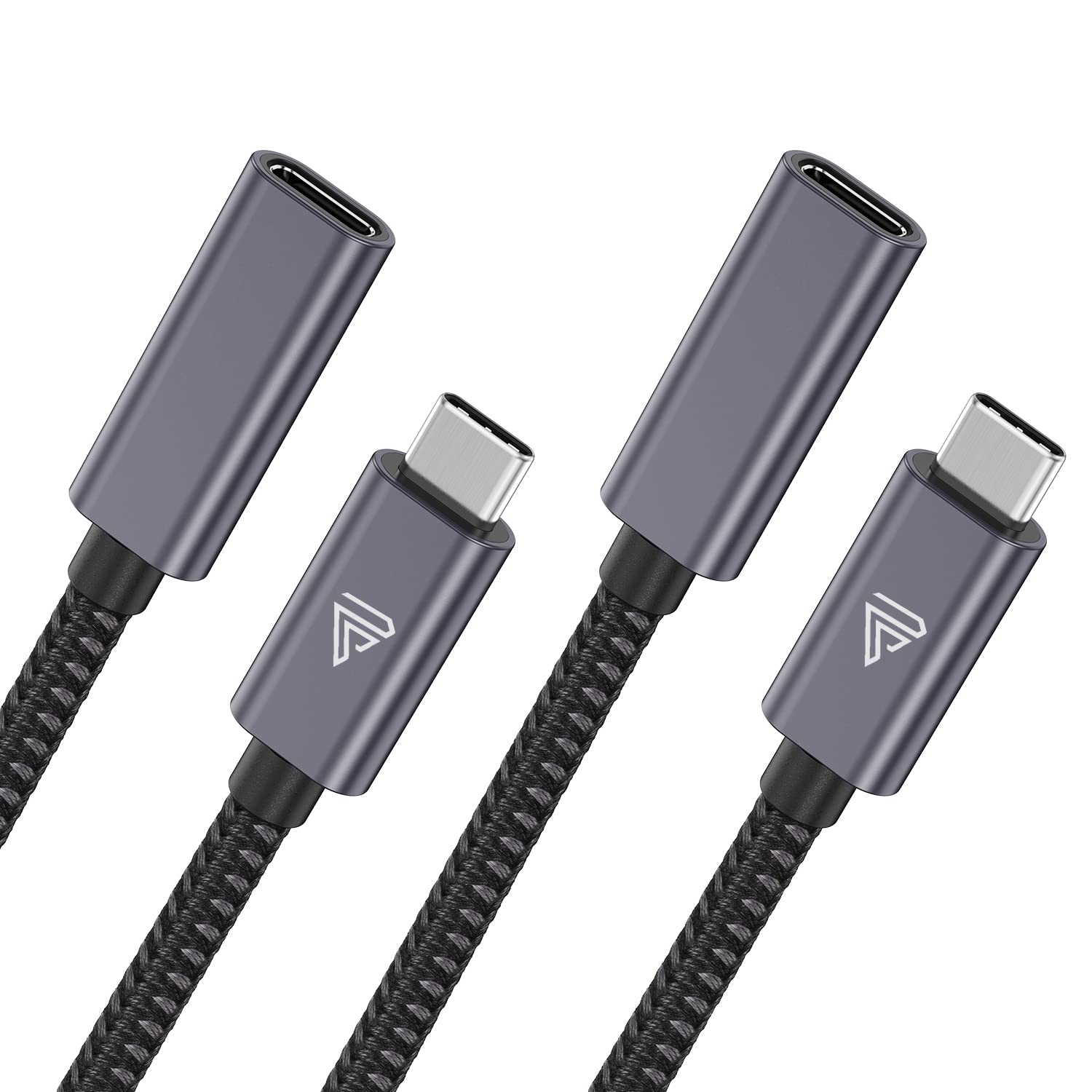 Faracent USB C Extension Cable 2 Packs (20Gbps/240W/3.3Ft), 4K@60Hz