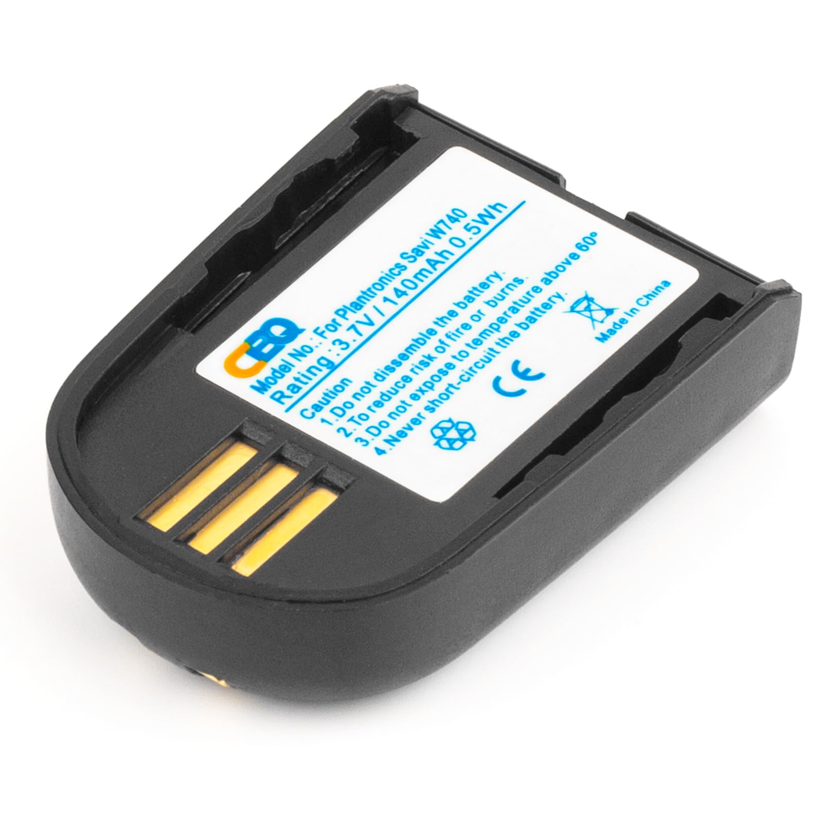 2Pcs 82742 01 204755 01 Replacement Battery For Plantronics Savi W740 W02 W745 W720 W440 W445 Wh500 Cs540Xd Wh500A W440 M W740 M