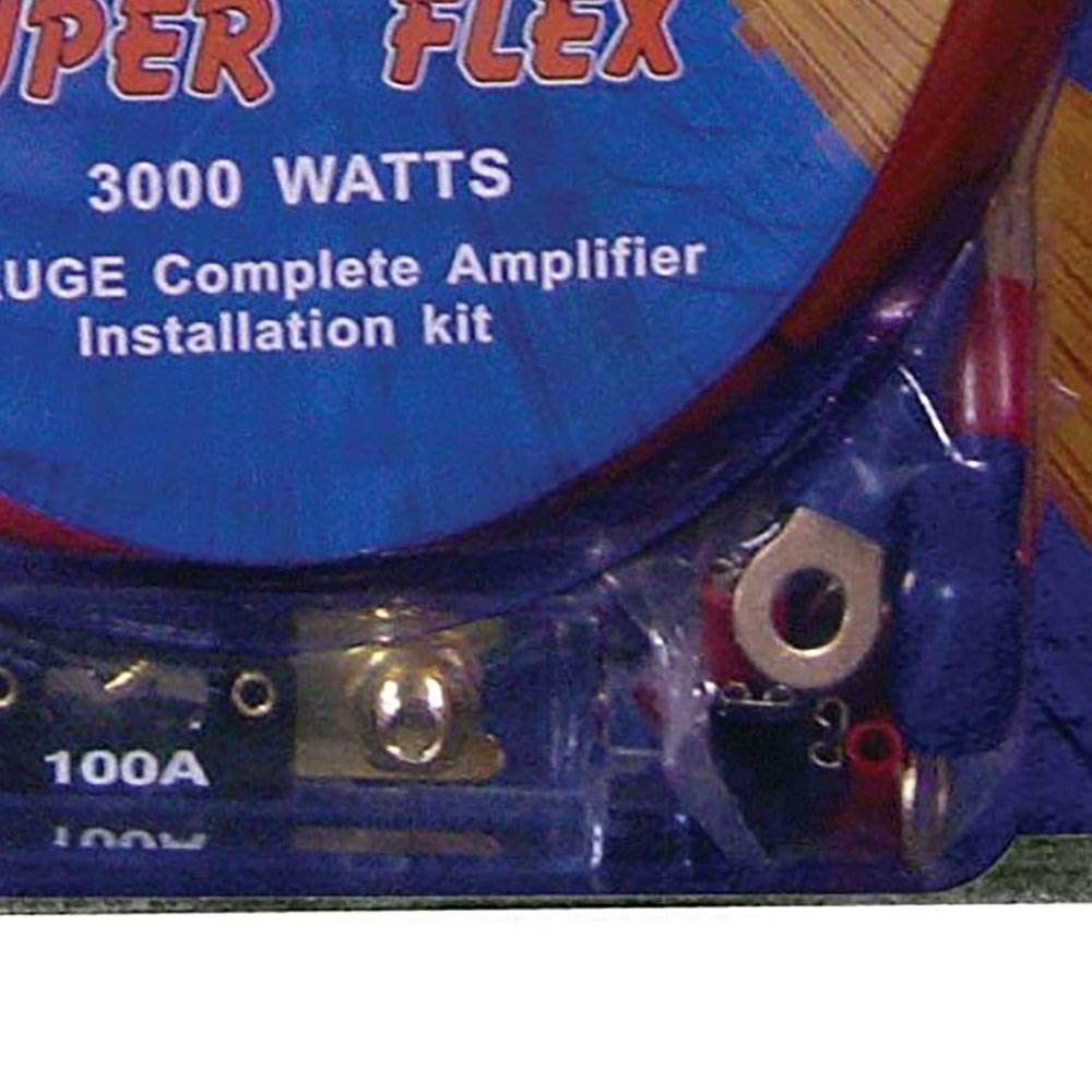 Qpower 4 Gauge Amp Kit Super Flex